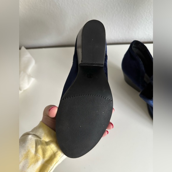 Steve Madden Adelphie Velvet Ankle Boots Women’s Size 8 - Picture 7 of 7